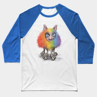 Rainbow Sheep Baseball T-Shirt